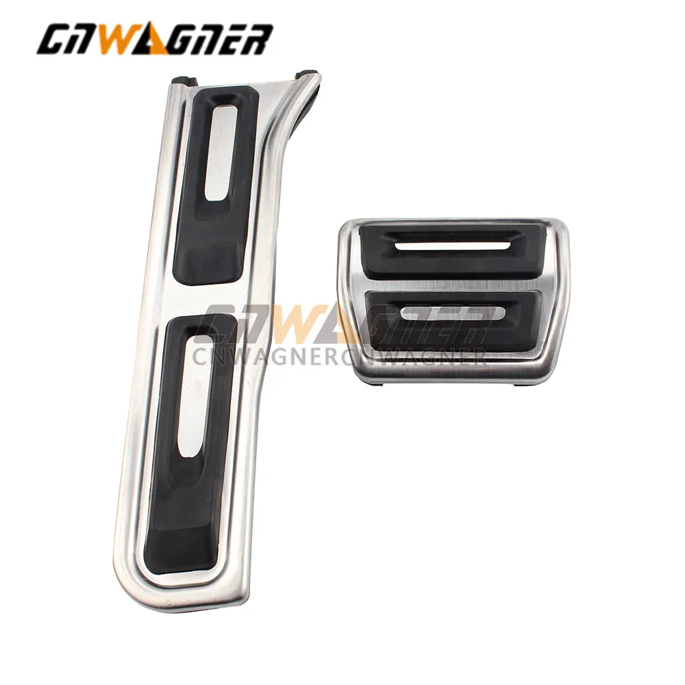 Stainless Steel Fuel Gas Brake Foot Pedal Pad Cover For Audi A3 Q3 car accelerator brake cover non-slip car car accessories