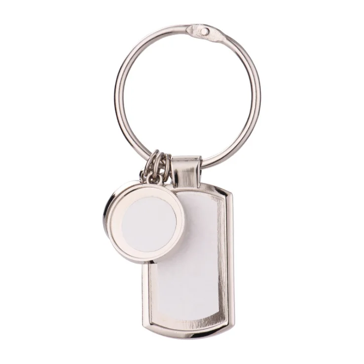 Free Shipping 12pcs Blank Sublimation Metal Keychain DIY Printing Sublimation Ink Transfer paper