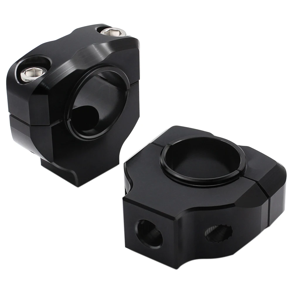 1 Pair Motorcycle Handlebar Mount Clamp Lifter Bar Riser For 28mm Motorcycle Handlebar Riser Clamp Aluminum Alloy Universal
