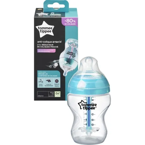 Tommee Tippee Advanced Anti-colic Feeding Bottle, 260 ml x 1