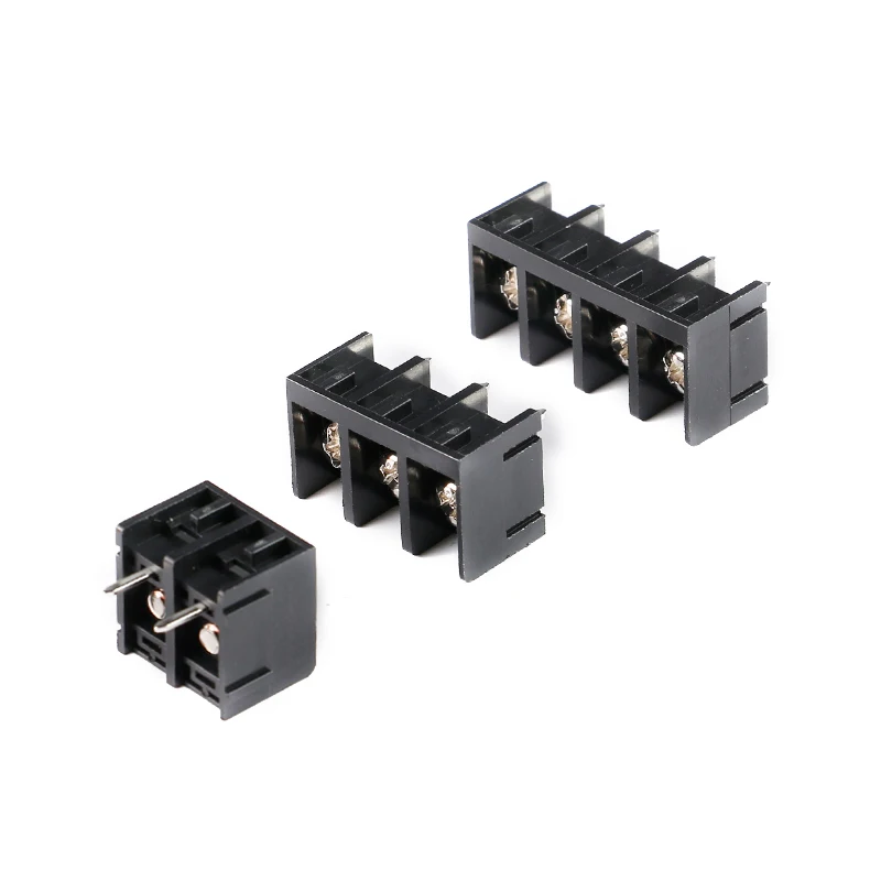 5Pcs KF55C-10.0 HB611-6.35 HB762-7.62 HB825-8.25 HB9500-9.5 DIP Connector Socket 2P 3P 4P Plug BLACK Connector DIY New