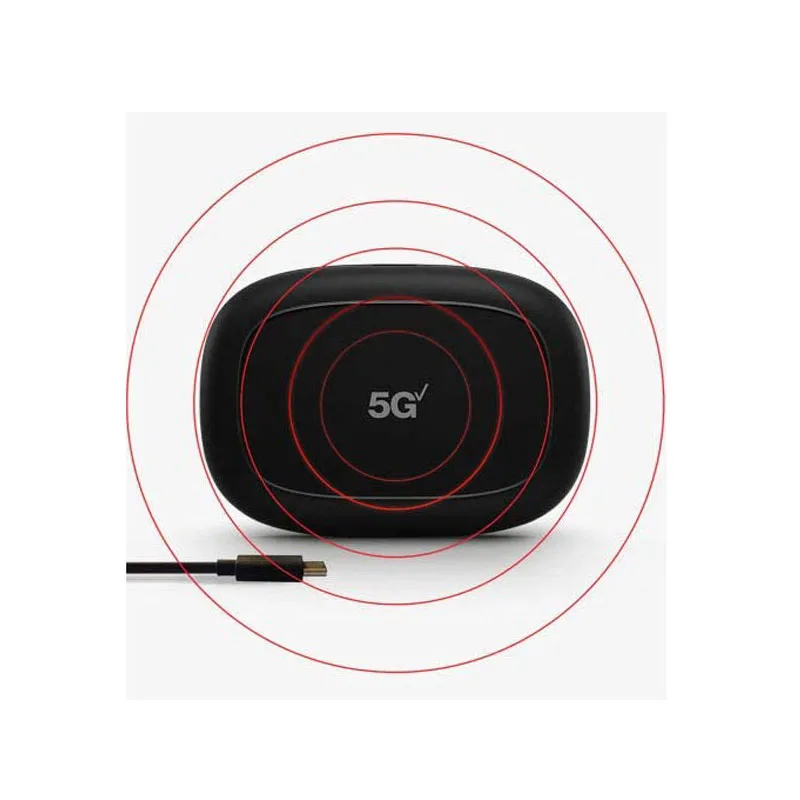 Inseego Verizon 5G Saku Wifi M1000 Hotspot Dibundel dengan 1 Baterai Menghubungkan Hingga 15 Perangkat WiFi