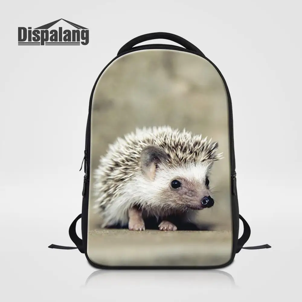 

Women Laptop Backpack Animal Hedgehog Printing College Student School Bags Large Capacity Travel Computer Bookbag For Teenager