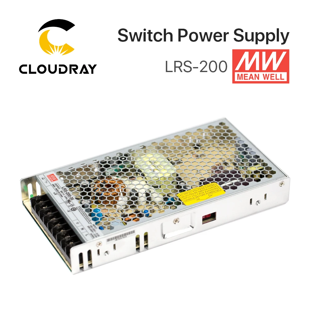 Meanwell LRS-200 Switching Power Supply 12V 24V 36V 48V 200W Original MW Taiwan Brand LRS-200-24