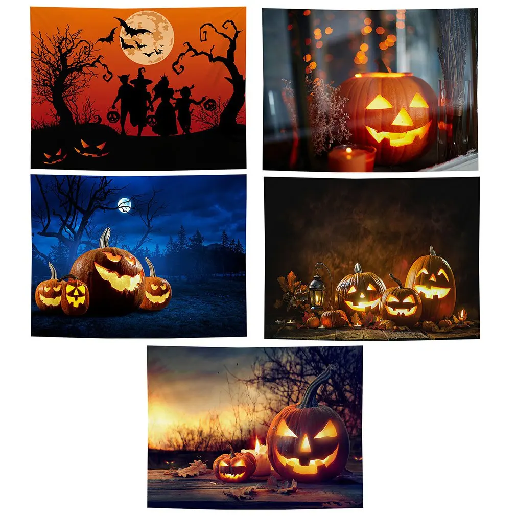 Halloween Tapestry Wall Hanging Psychedelic Tapestry Home Decoration For Room Hanging Mysterious Tapestries For Room