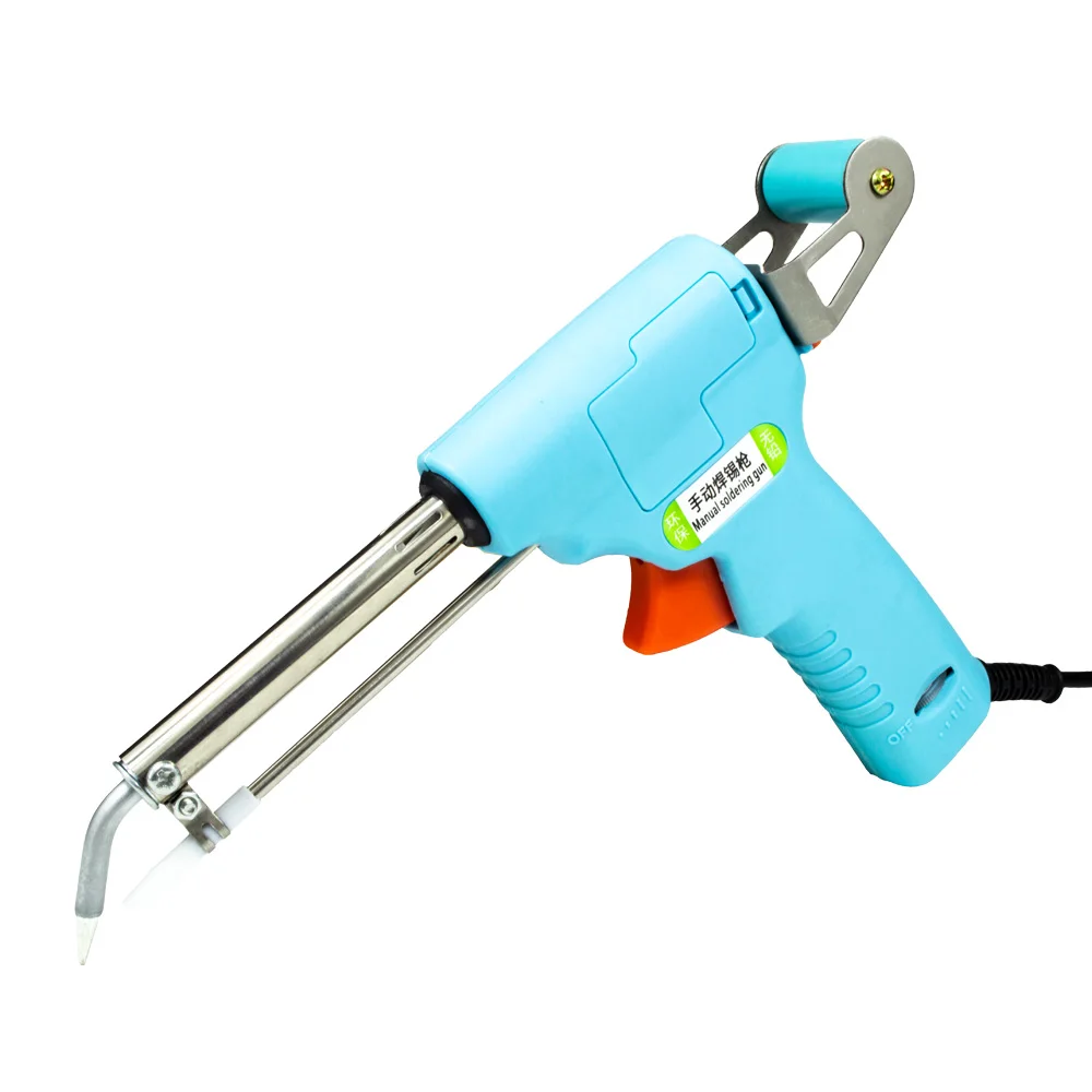 Electric soldering gun 110V 220V 60w solder gun automatic tin soldering iron set external heating plug professional tool kit