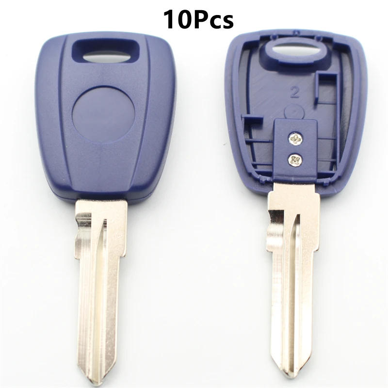 XIEAILI 10Pcs/lot Replacement Case Transponder Key Shell For Fiat Punto/Stilo/Seicento GT15R Blade K501