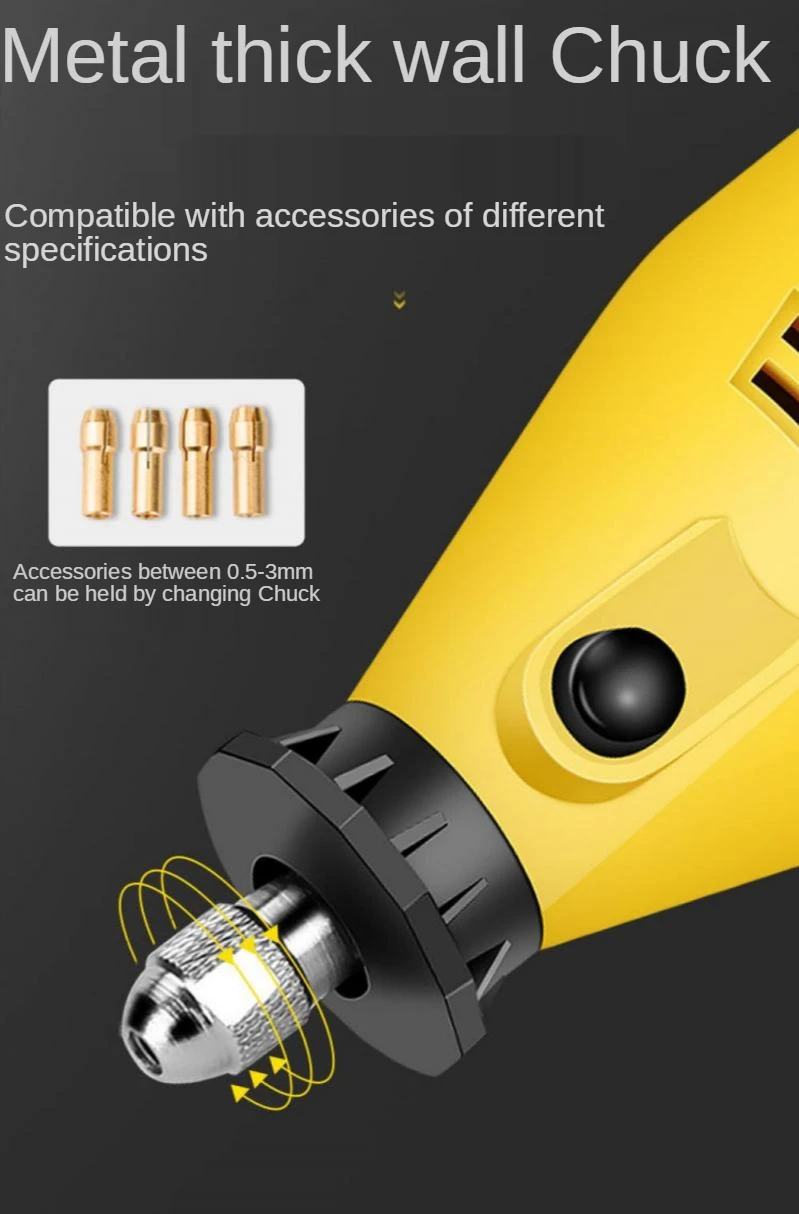 Grinding electromechanical mill Jade grinding tool polishing multi-functional carving tool carving machine set