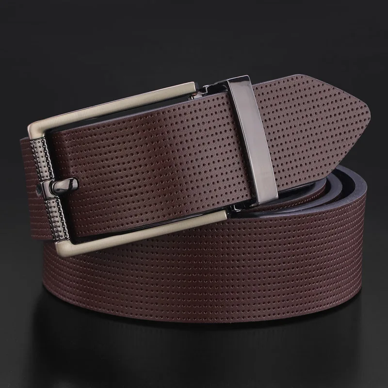 High Quality pin buckle White genuine Leather casual ceinture homme Fashion Men Belts Classic designer Waist Strap [B78]