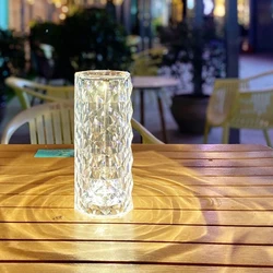 LED gece lambası USB şarj edilebilir dokunmatik sensör Bar ışığı Neon işareti süslü aydınlatma yuvarlak lamba dekor restoran hediye çocuklar için Adul