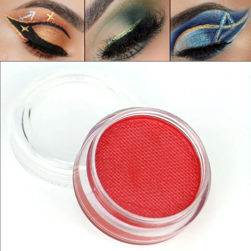 Professional Shimmer Body Face Painting Makeup Water Activated Pearl Eyeliner colori carnallici 3g