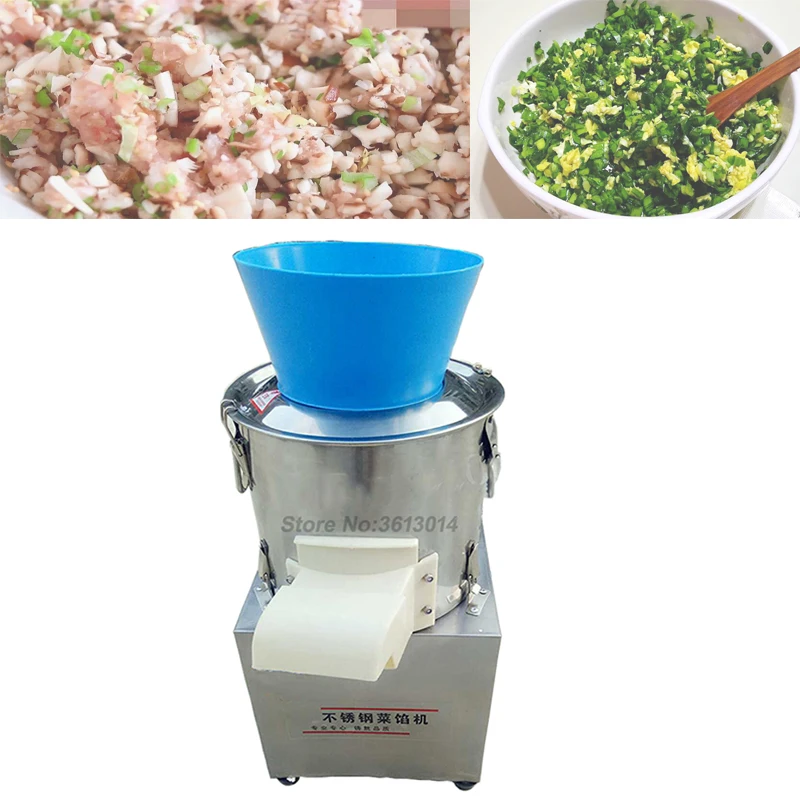 Fully Automatic Multifunctional Electric Vegetable Shredder Commercial Food Particles Trapped Machine Chopping Vegetables 25A