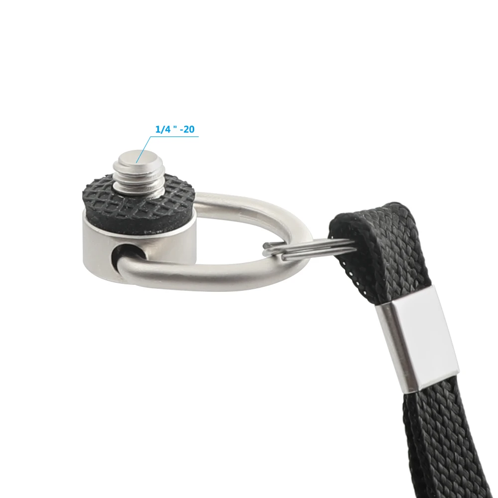 HDRIG 1/4 "Montage Schraube Edelstahl Made Mit Anti-verloren Hand Strap Schleife Für Quick Release Platte (2 stück)