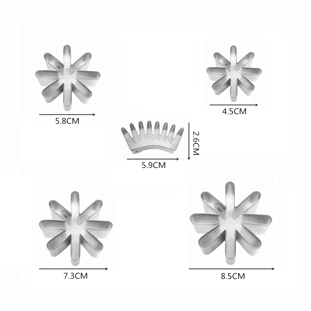 Chrysantnemum fondant sugar flower cutters baking cake decorations Polymer Clay Cold Porcelain gumpaste tools