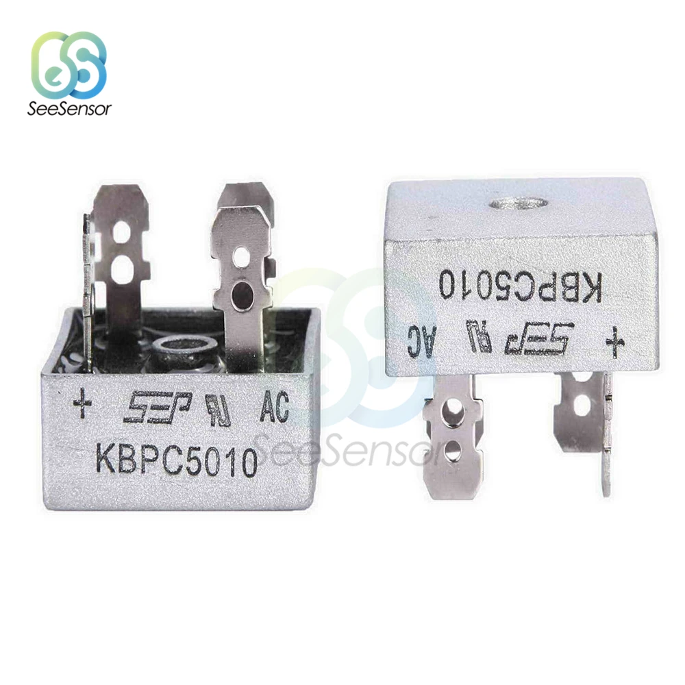 KBPC5010 Single-phases Diode Bridge Rectifier 50A 1000V KBPC 5010 Power Rectifier Diode Electronic Components