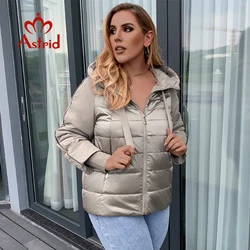 Astrid-abrigo de otoño para mujer, prendas de vestir, chaqueta de tendencia, Parkas cortas acolchadas, moda informal, alta calidad, cálido, de talla grande, AM-8601, 2022