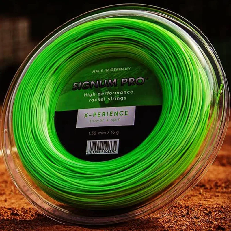 

Tennis Polyester String 200m Reels SINGNUM PRO X-Perience Octagonal Composite Top Spin 1.24 Ultra Spin Tennis String