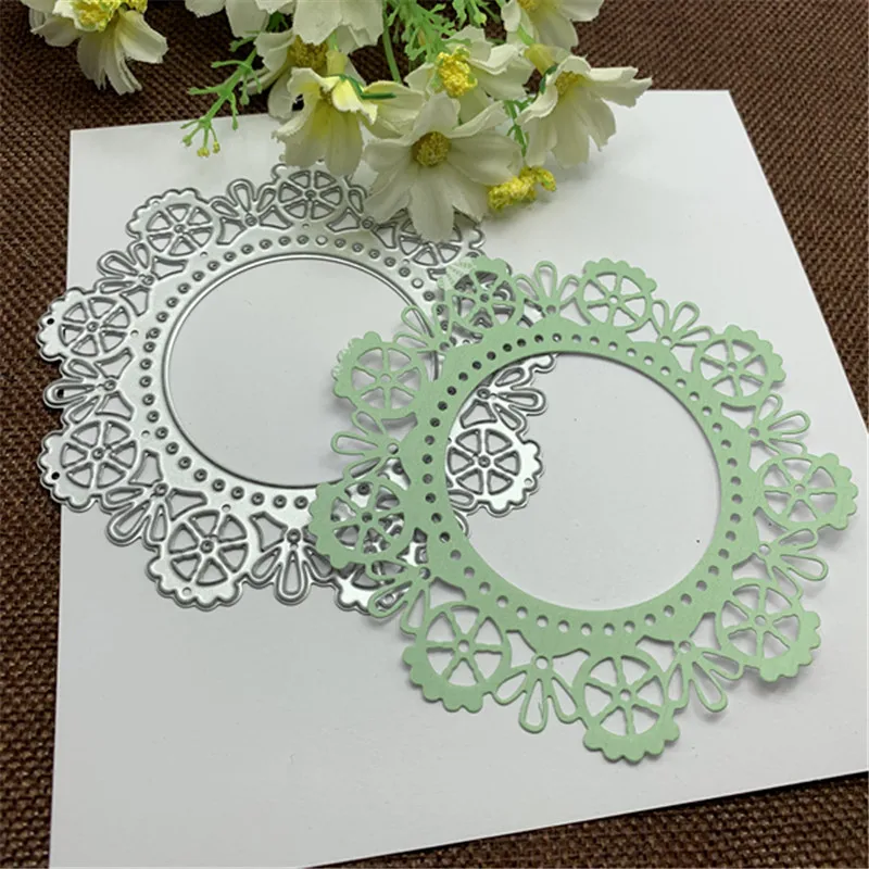 Vintage lace Metal Cutting Dies Craft Stamps die Cut Embossing Card Make Stencil