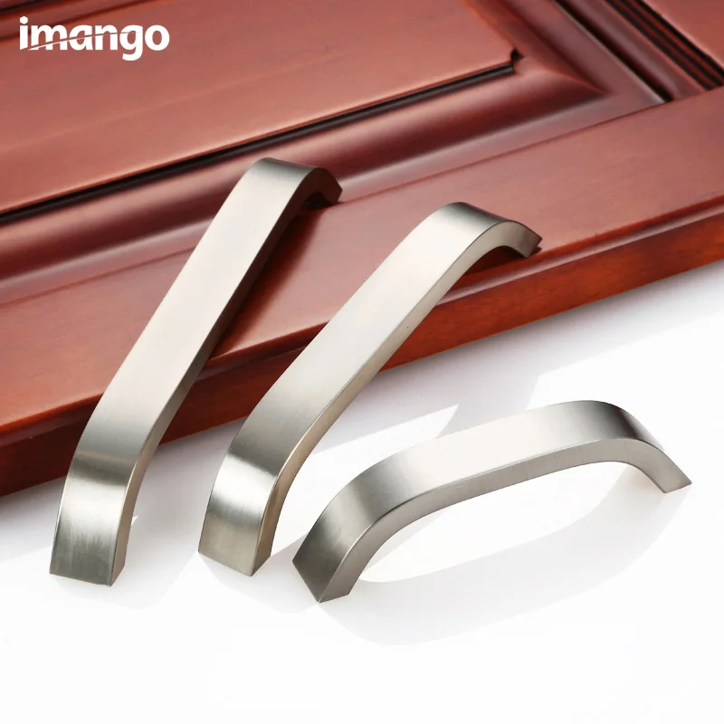 Full Solid Brand High-Quality Cabinet Handle Modern Minimalist Knob Kitchen Bathroom Bedroom Wardrobe Door Drawer Pull 96-320mm