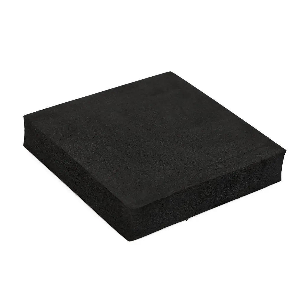4 pces anti almofada de vibração choque quadrado geladeira anti vibração tapete mudo máquina lavar roupa não deslizamento pés tapete tailorable