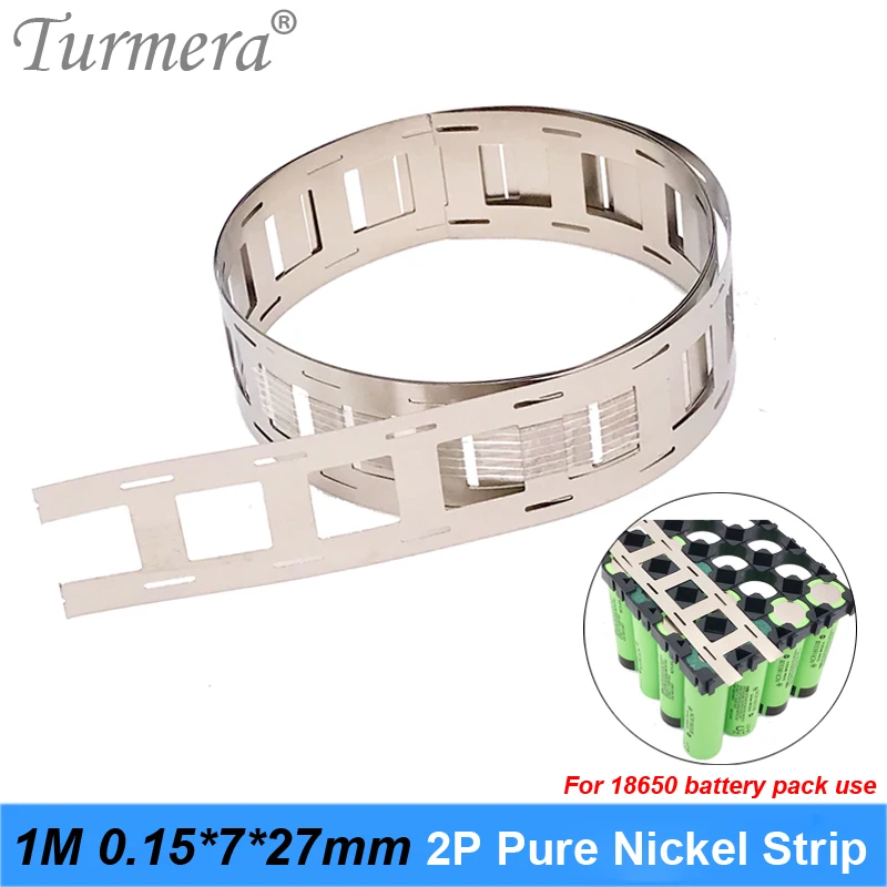 18650 NIKEN 2P độ tinh khiết Cao Nguyên Chất Niken dây lithium pin niken dây pin Li-ion Ni tấm sử dụng cho 18650 1 mét