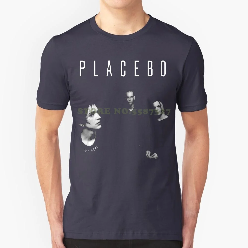 Placebo Tee English Rock Band Brian Molko T Shirt Music Stars O Neck Fashion Casual High Quality Print T Shirt Print T Shirt