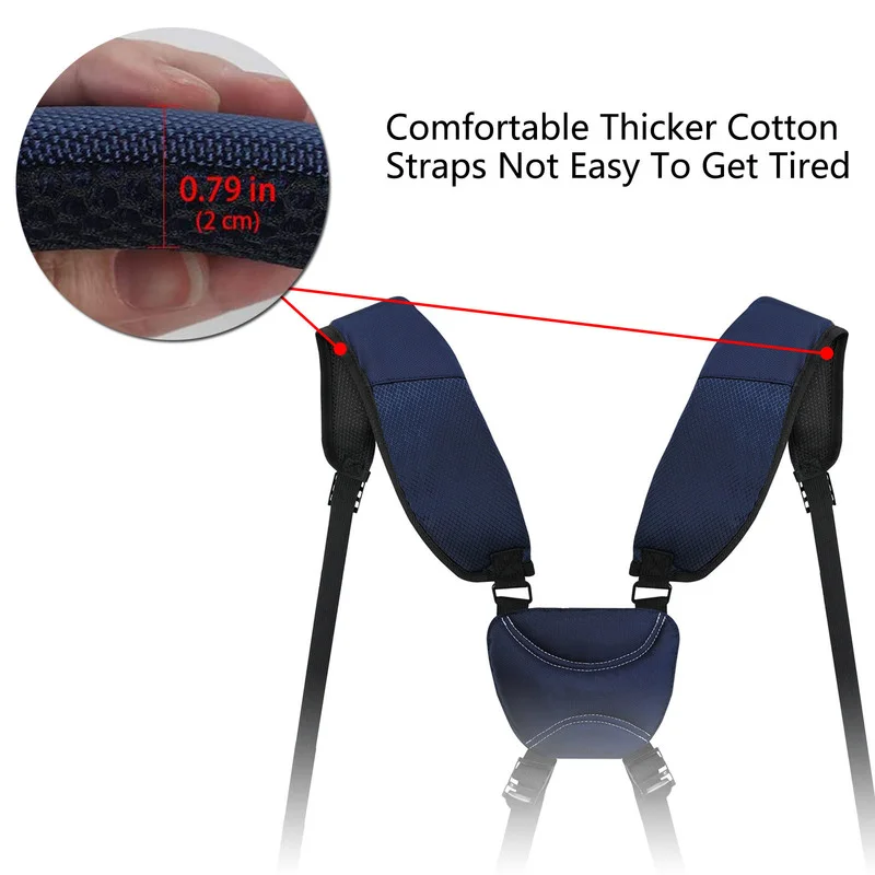 New Double Shoulder Adjustable Golf Bag Straps Replacement Strap Padded Comfort Backpack Fits All Brands Bags Drop Shipping