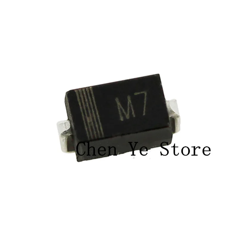 Free Shipping 2000pcs M7 M1 M2 M7F A7 Diode Assorted Electronic Diy Kit IN 1N4001 1N4002 1N4004 1N4007 SMA SMAF SMD 1A