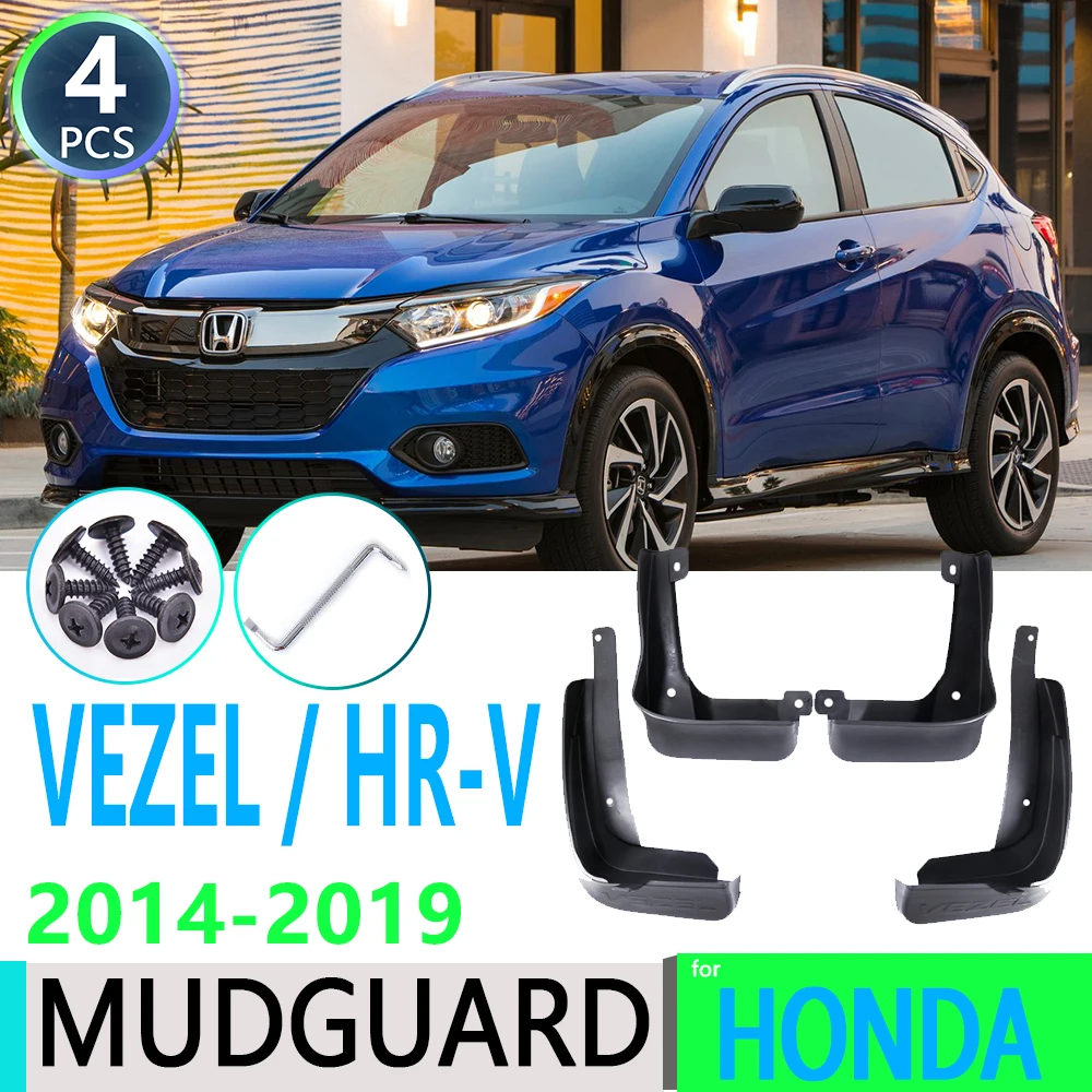 for Honda HR-V Vezel 2014~2019 HRV HR V 2015 2016 2017 2018 Car Fender Mudguard Mud Flaps Guard Splash Flap Car Accessories