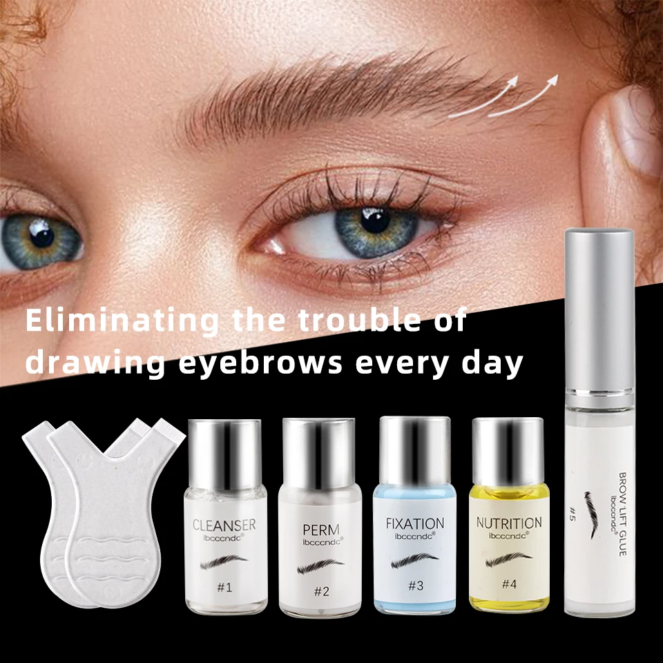 Brow Lamination Kit DIY Eyebrow Styling Safe Perm Eyebrow Set Curling Eye Lash Keratin Perming Lotion For Home Use Eyebrow Lift