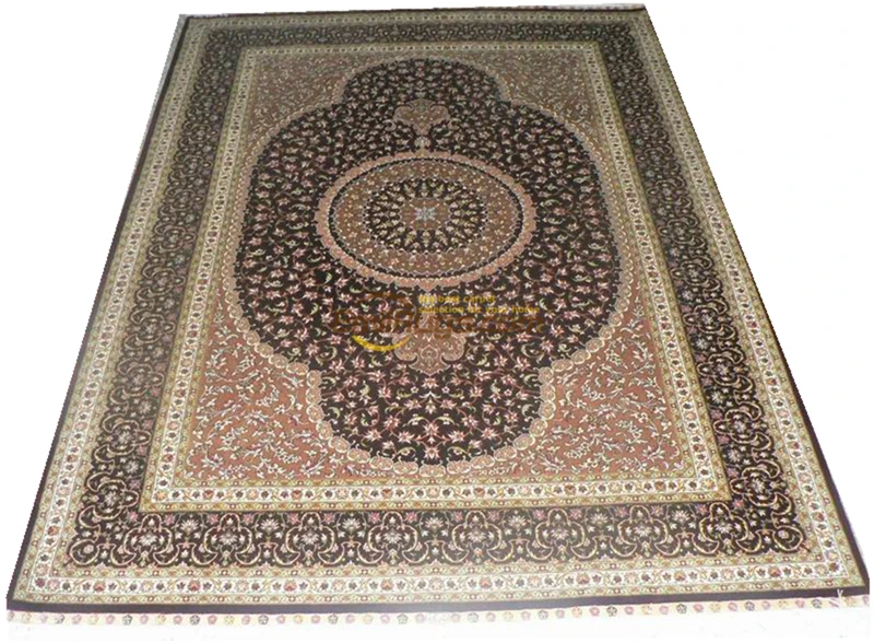 hereke silk carpet carpet rug Silk Persian Oriental woven  Living Room Pattern 