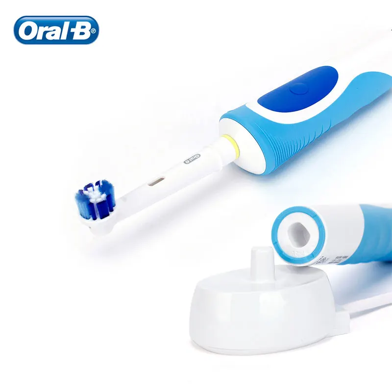 Oral B Vitality แปรงสีฟันไฟฟ้า Precision Clean 2 นาทีจับเวลาชาร์จแปรงฟัน 4 ของขวัญเปลี่ยนหัวแปรง Oralb