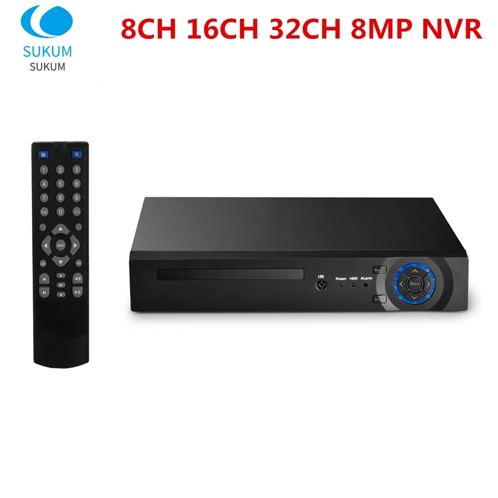 9CH 16CH 8MP IP Video Recorder H.265+ NVR Video Surveillance Security For 2MP 4MP 5MP 6MP 8MP IP Camera System