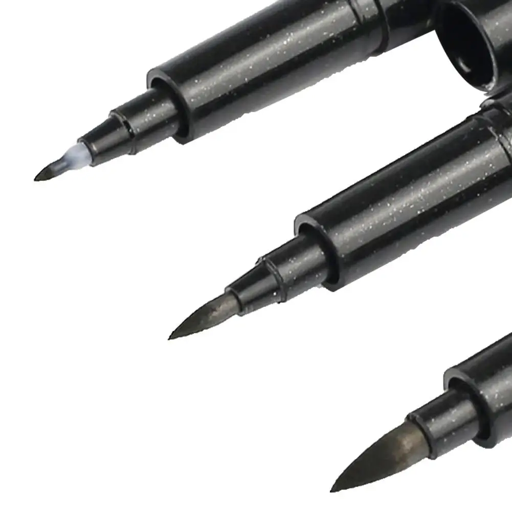 HEIßE VERKÄUFE!!! 4Pcs Kalligraphie Schreiben Unterschrift Marker Stift Pinsel Büro Schule Tinte Schreibwaren