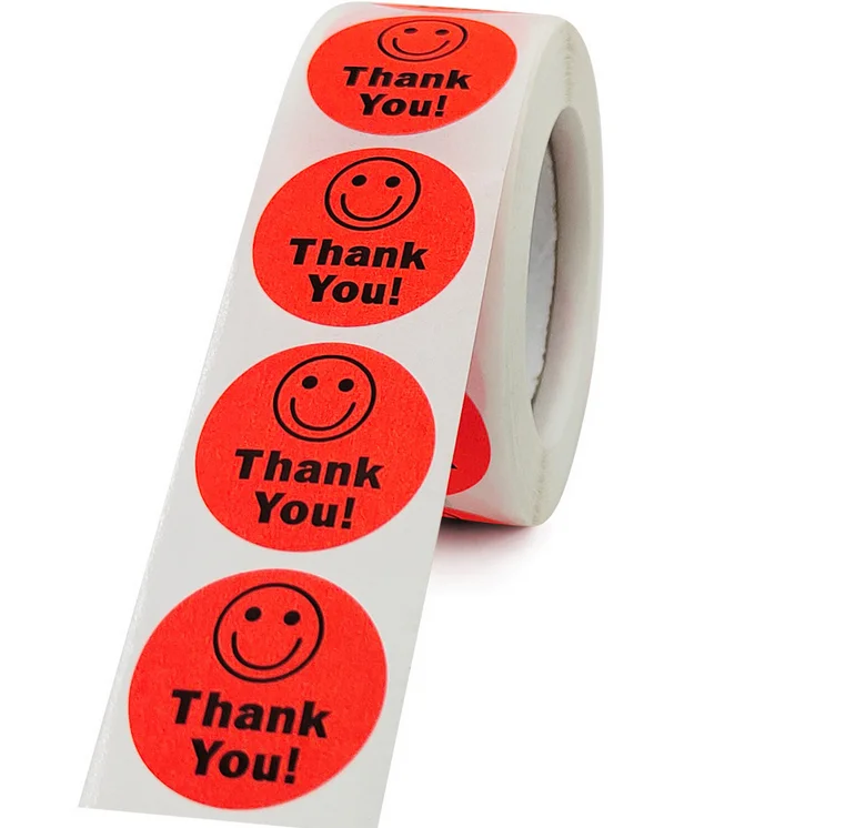 Smile Face Sticker 500 Pcs/roll For Kids Reward Sticker Yello Green Red Labels Happy Smile Face Expression Sticker Kids Toys