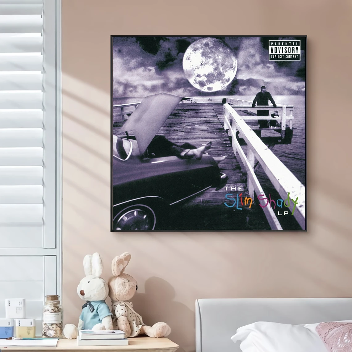 Eminem The Slim Shady Music Album Poster Canvas Print Home Decoration wall Painting (No Frame)