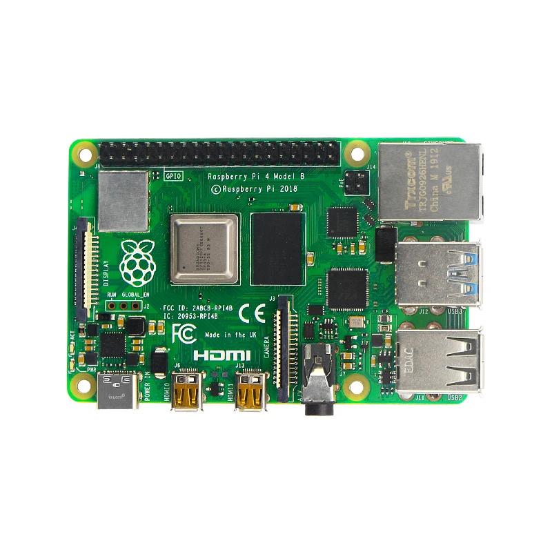 Original Raspberry Pi 4 Model B 2 4 8GB RAM Optional 9 Layer Acrylic Case 32 GB TF Card Switch Power Adapter Fan Heatsink