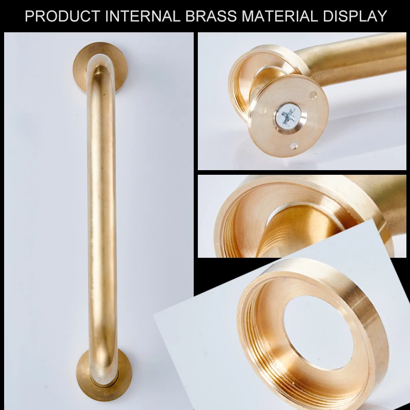 Bathroom Grab Bar 30cm/35c/40cm/45cm/50cm Copper Antique Bronze Finished Safe Grab Bar Toilet for elderly