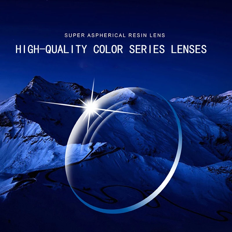 SO&EI 1.56 Myopia Optical Lenses Anti-Glare Spectacles Photochromic Single Vision Lenses Customized