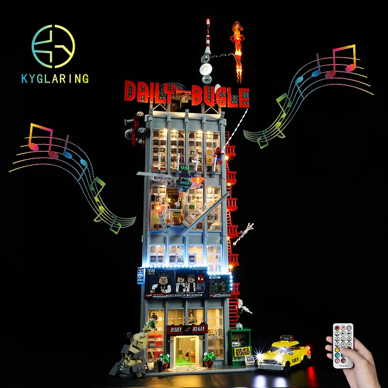 

Kyglaring Led Lighting Set DIY Toys For 76178 Daily Bugle Building Blocks