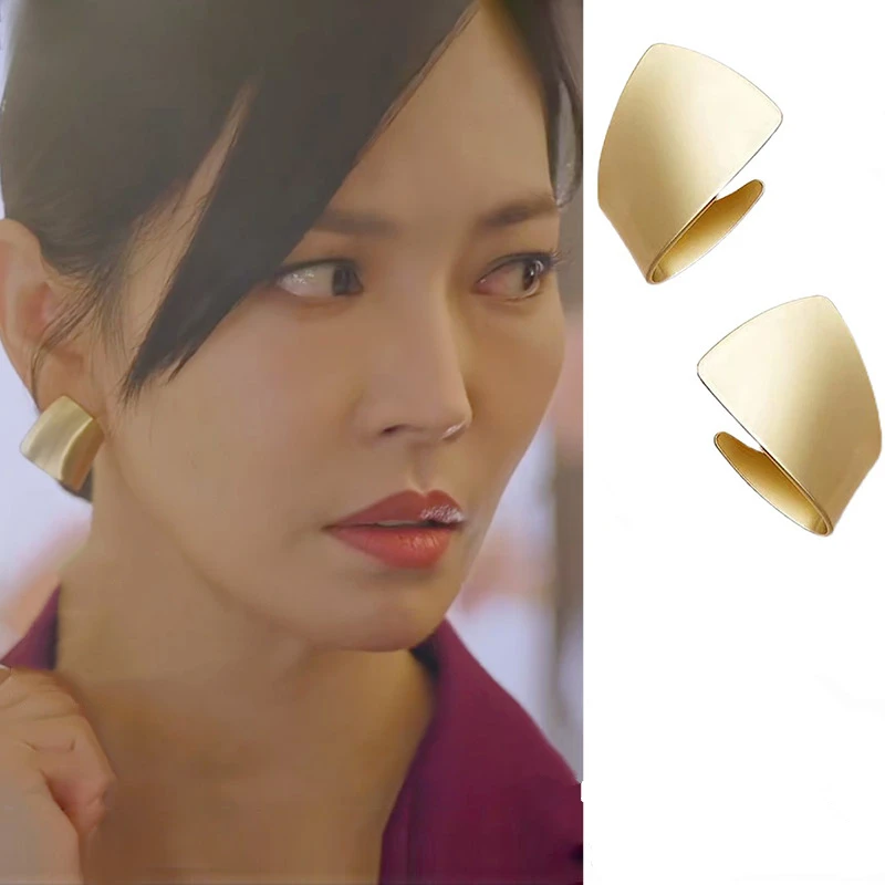 32styles Korean Drama 펜트하우스 Penthouse Kim So-yeon Same style Fashionable new Korean style elegant high quality Earrings