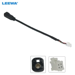 LEEWA Car Radio Audio 4Pin Conector Changer Port Adapter for Volkswagen BORA Sagitar Magotan Touran Octavia USB Cable Transfer