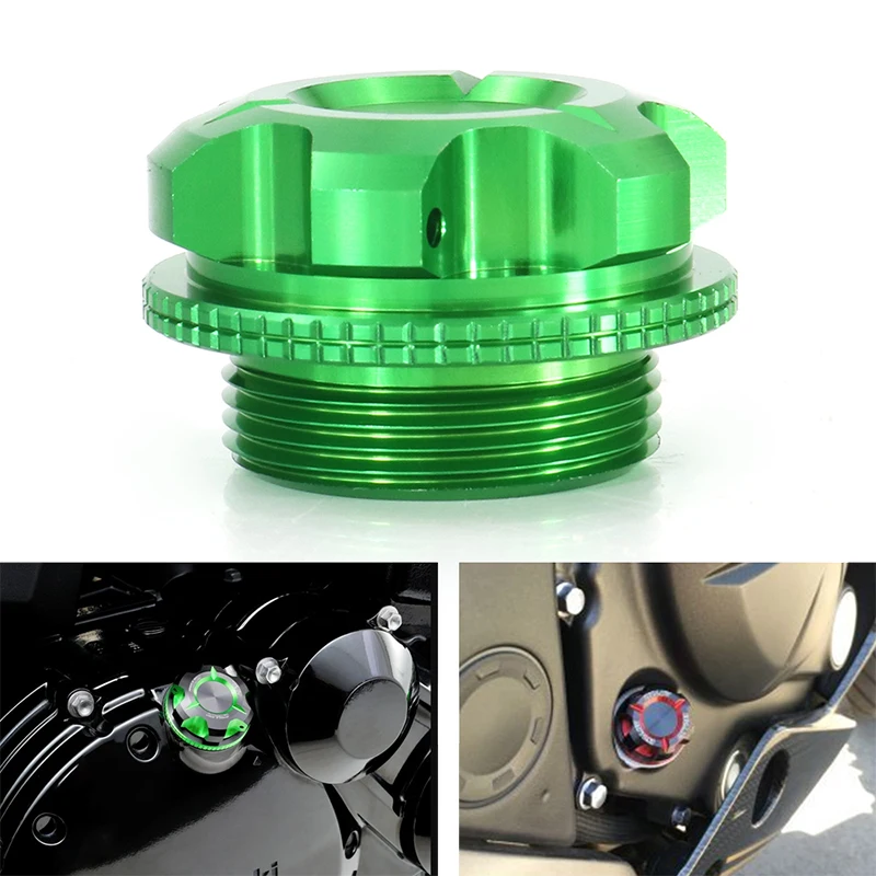 Tappo filtro olio motore per Kawasaki Ninja ZX-6R ZX636 ZX-6RR ZX-10R 250R ZZR400 Z750/S Z1000 Z250 ninja 300R 600R KLR650