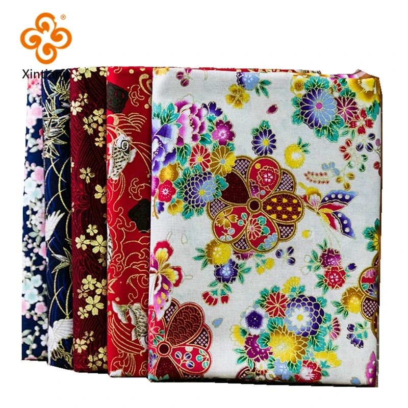 Why Xintianji Bronze Cotton Fabric with Japanese Flower Patterns Is the Best Choice for Textile Patterns in DIY and Apparel Projects