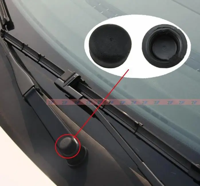 

2 PCS Car Replacement Wiper Arm Head Nut Cover Cap Screw Caps For Ford/Focus MK 2 2004-2011