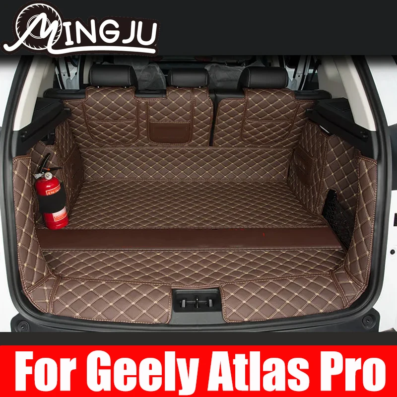 

Car Styling PU Leather Rear Trunk Mat For Geely Azkarra Atlas Pro 2020-2023 Car Boot Mat Carpet Tray Protector Auto Accessories