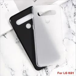 Black Phone Cases For LG Q70 Q60 K61 K50s K40s K51s K41s K50 Case Protective Soft TPU Cover For LG G8S ThinQ Silicone Back Case