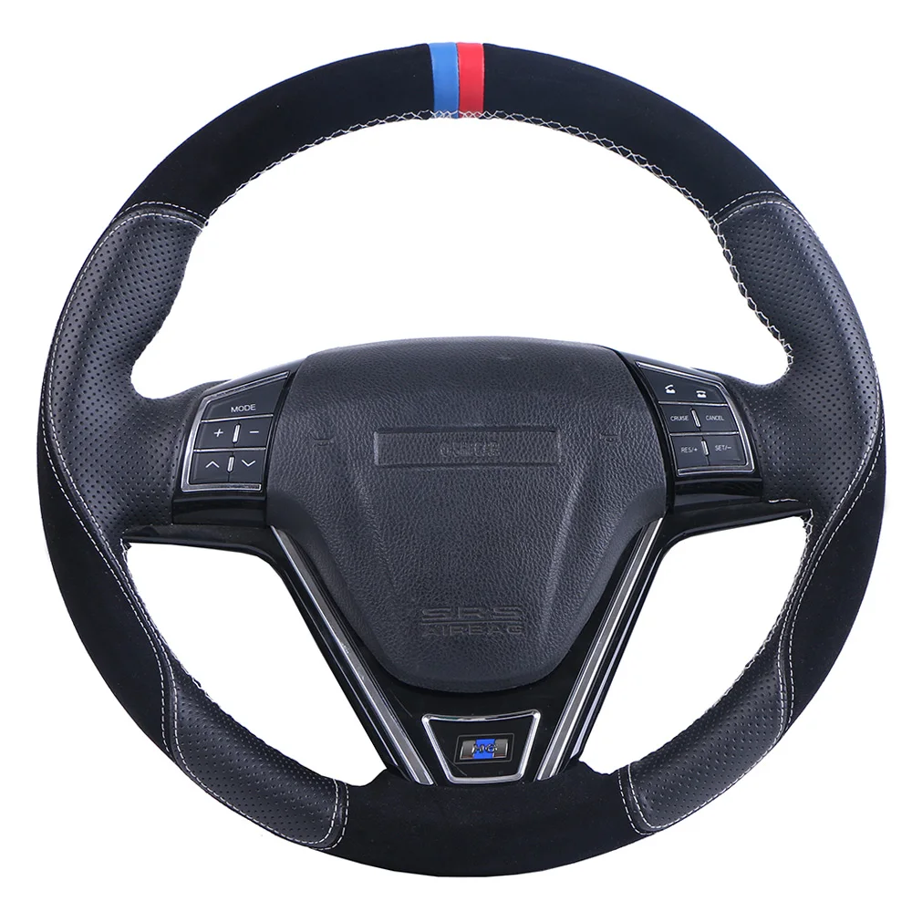 DIY customize Car Steering Wheel Cover For Fiat Ducato Peugeot Boxer Citroen Jumper Relay Ram ProMaster