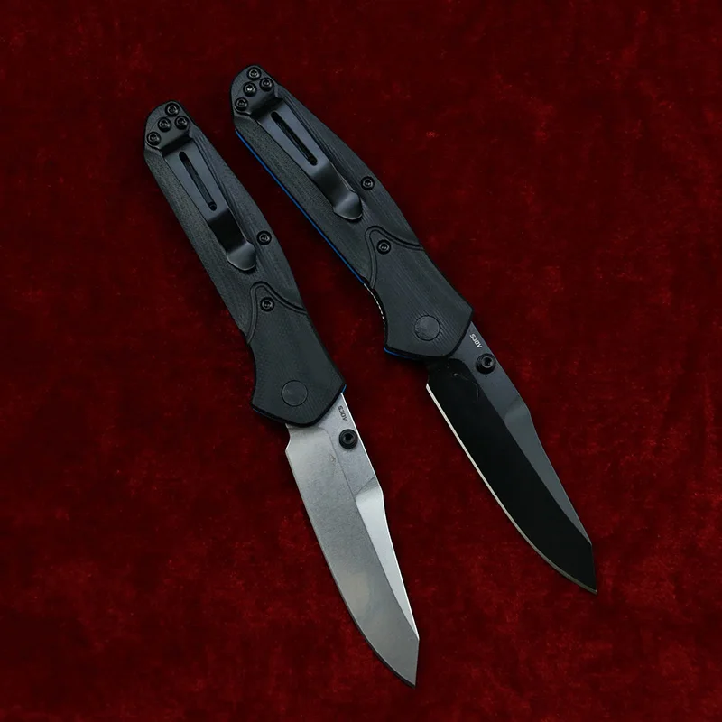 صنع جديد صغير 945 / 945BK مارك S30V شفرة G10 مقبض التخييم المطبخ الصيد جيب في الهواء الطلق EDC أداة سكين للفرد