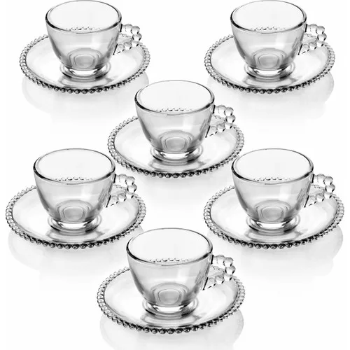 

Queen's Kitchen 6 Personality Glass Lux Turkish coffee Team